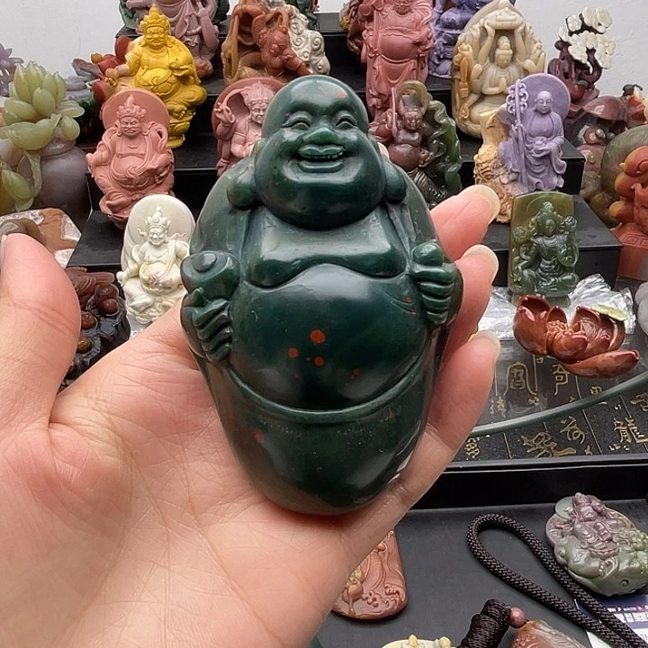 石英质玉未镶嵌手把件