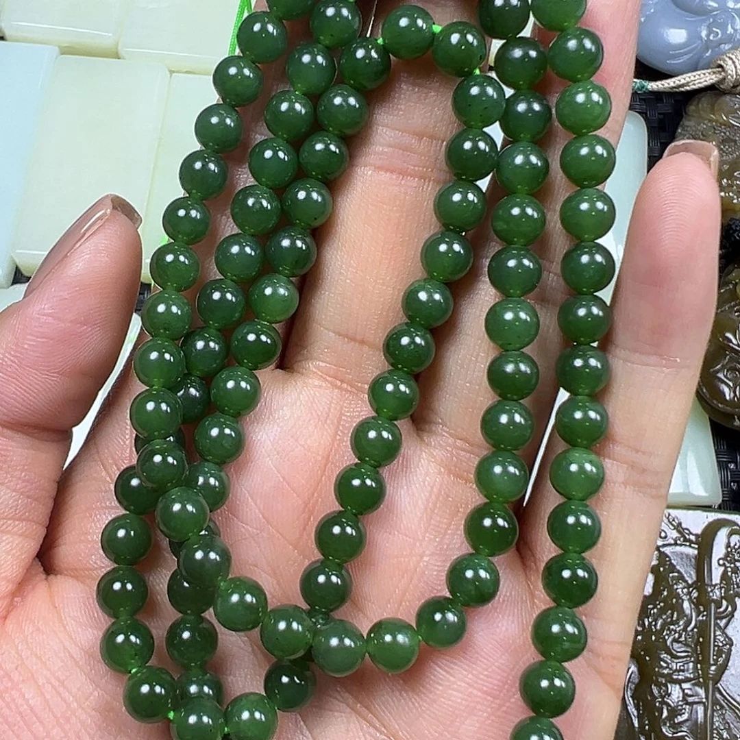 和田玉未镶嵌颈饰卡6