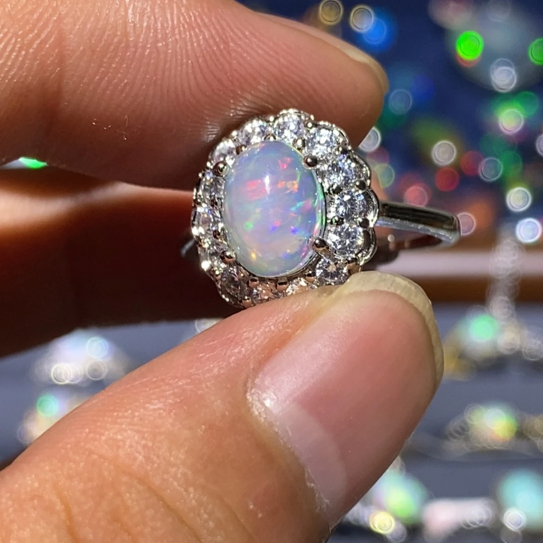 欧泊合金欧泊戒指