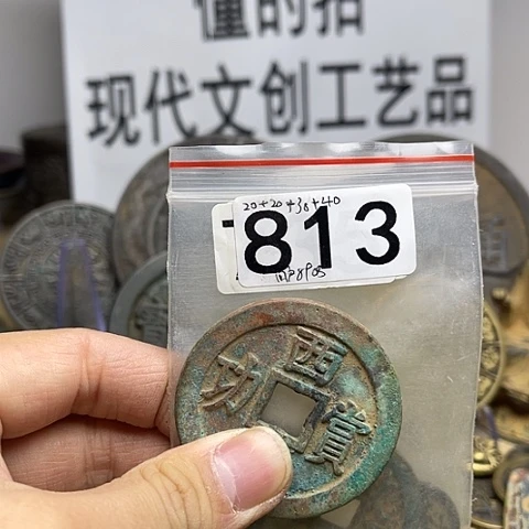 铜用****8现代文创工艺品现代花钱