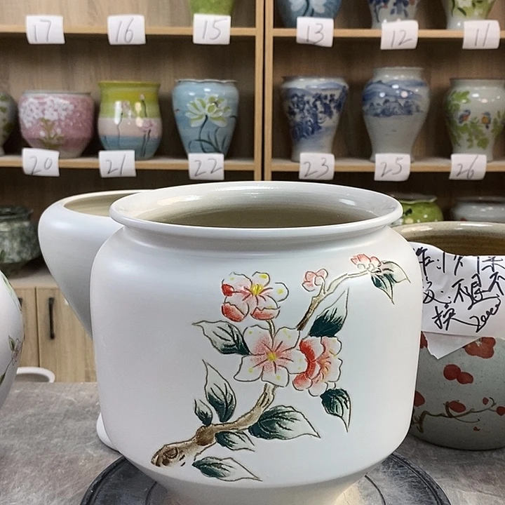 缸13zp景德镇陶瓷花盆