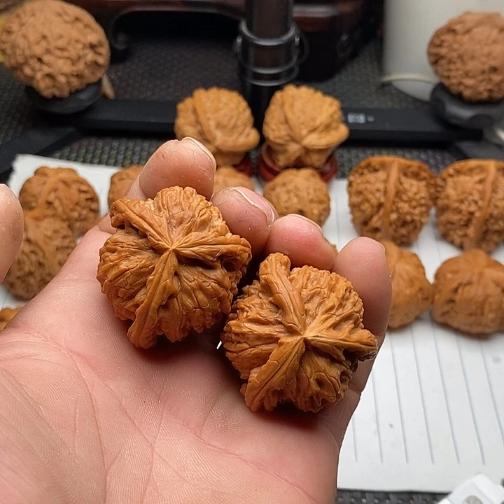 *****手串/手链核桃拼接白狮子9