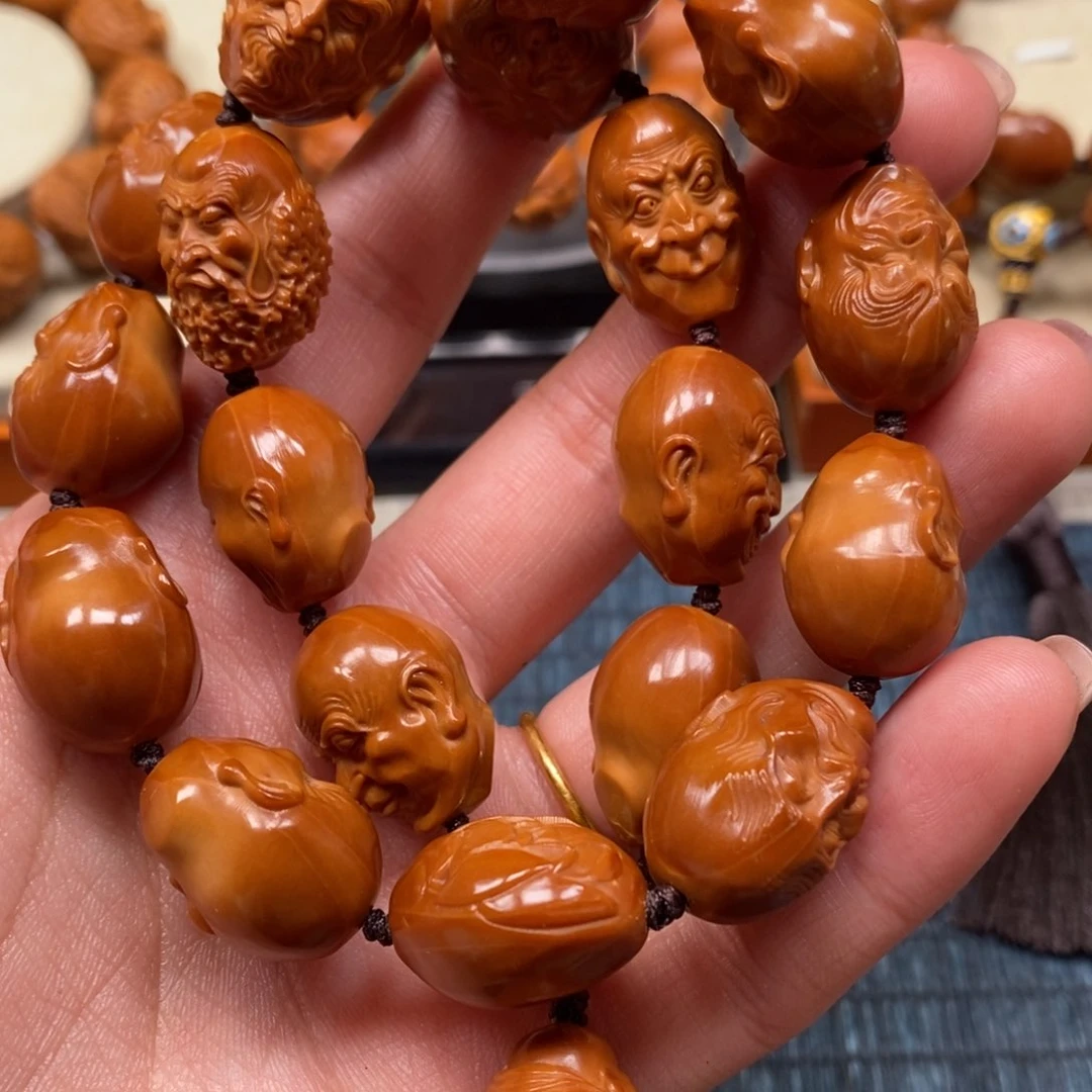 橄榄核手串/手链大子十八罗汉，1.6