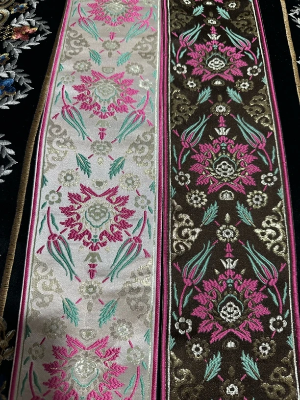 民族风提花织带高档刺绣花边服饰辅料用于头饰及服装diy材料