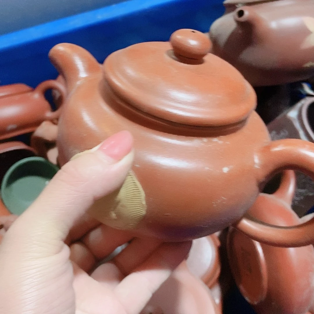 茶壶绿泥宜兴紫砂全手工制作工艺