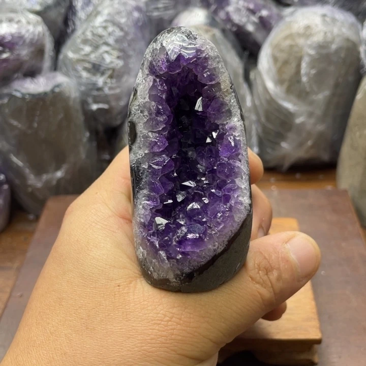 紫晶摆件未镶嵌紫晶