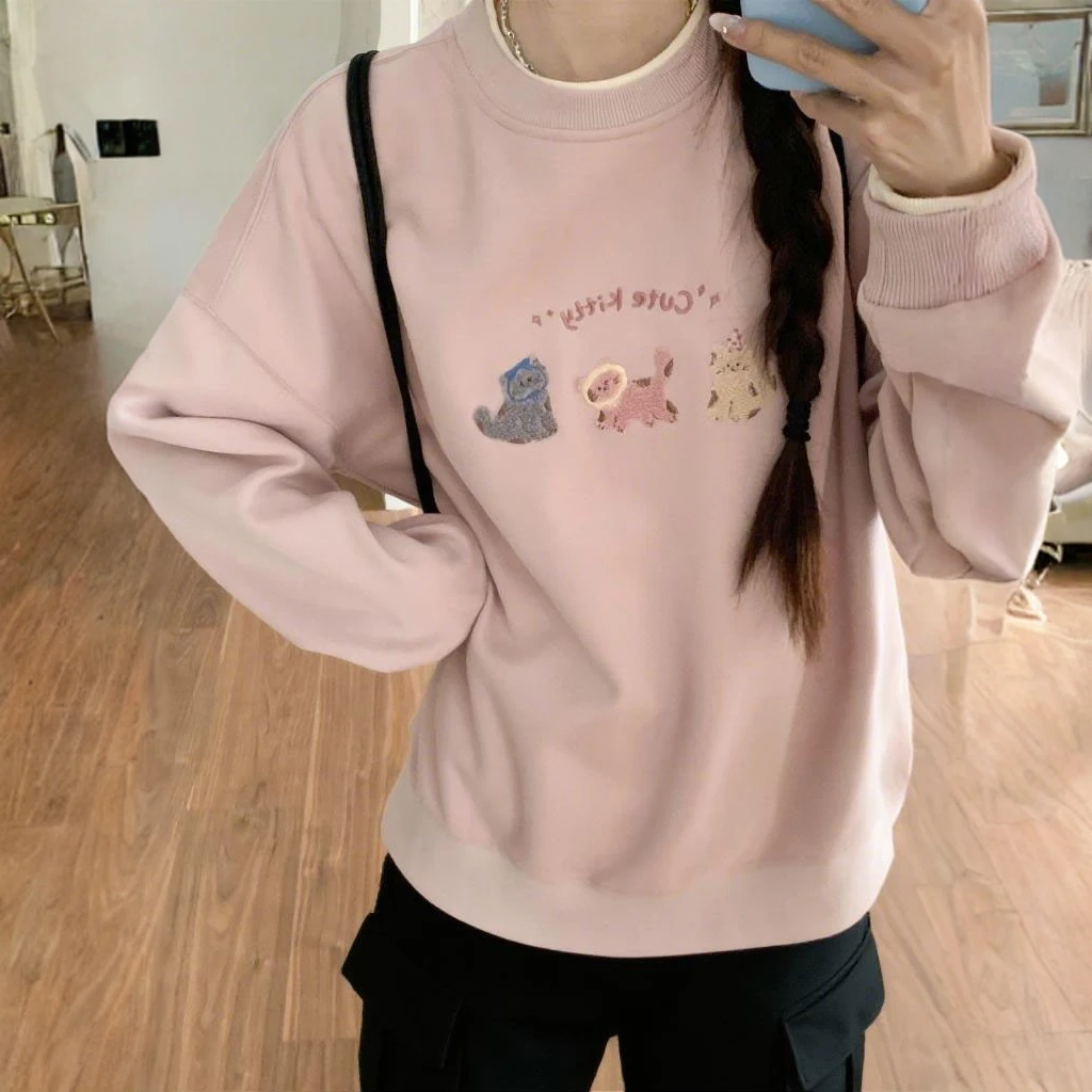 卫衣女童12-15岁大童初中生16高中生18女孩衣服春秋2025新款潮款