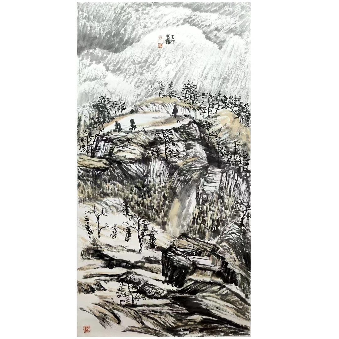 BYX 纸本 山水 139*70