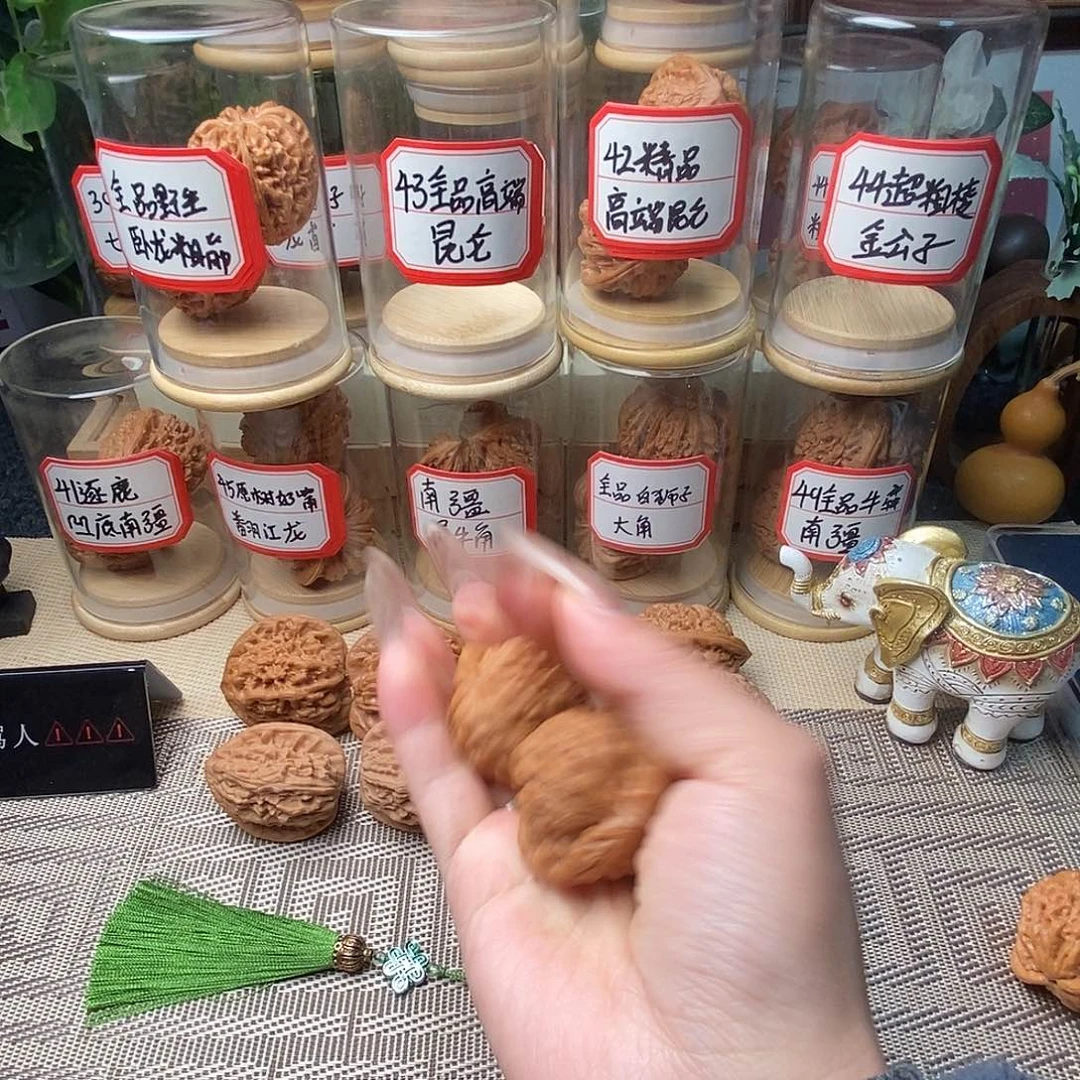 m***1把件文玩核桃金公子……053