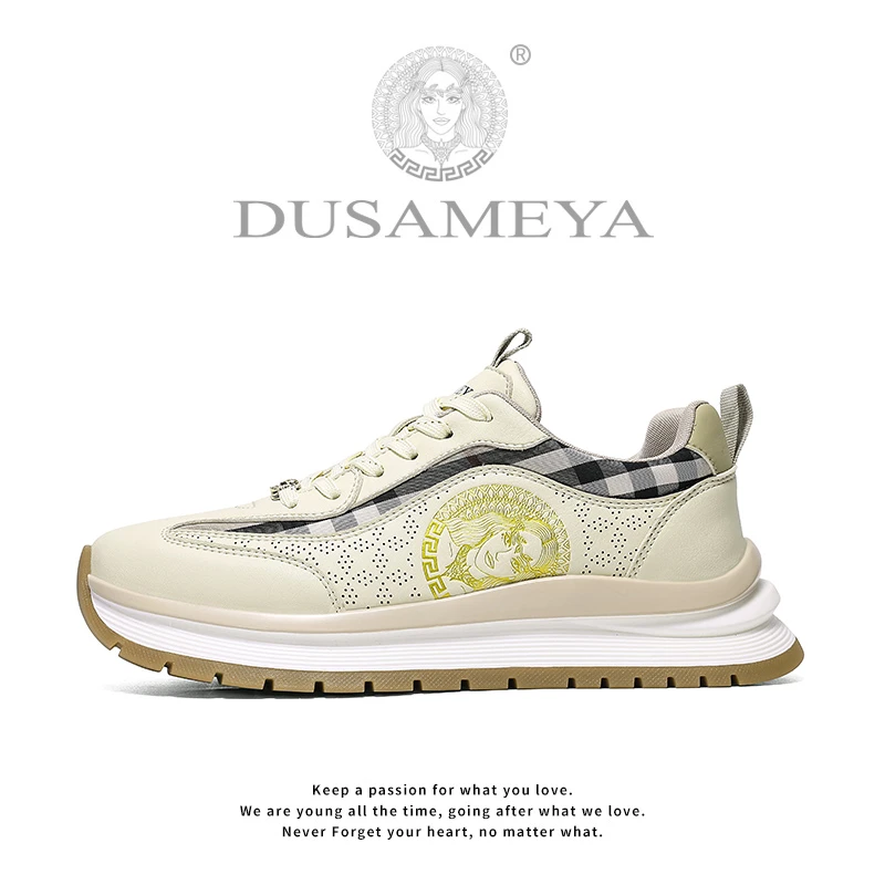 DUSAMEYA/杜莎米娅春夏新款高端奢品百搭时尚男鞋休闲运动鞋6718