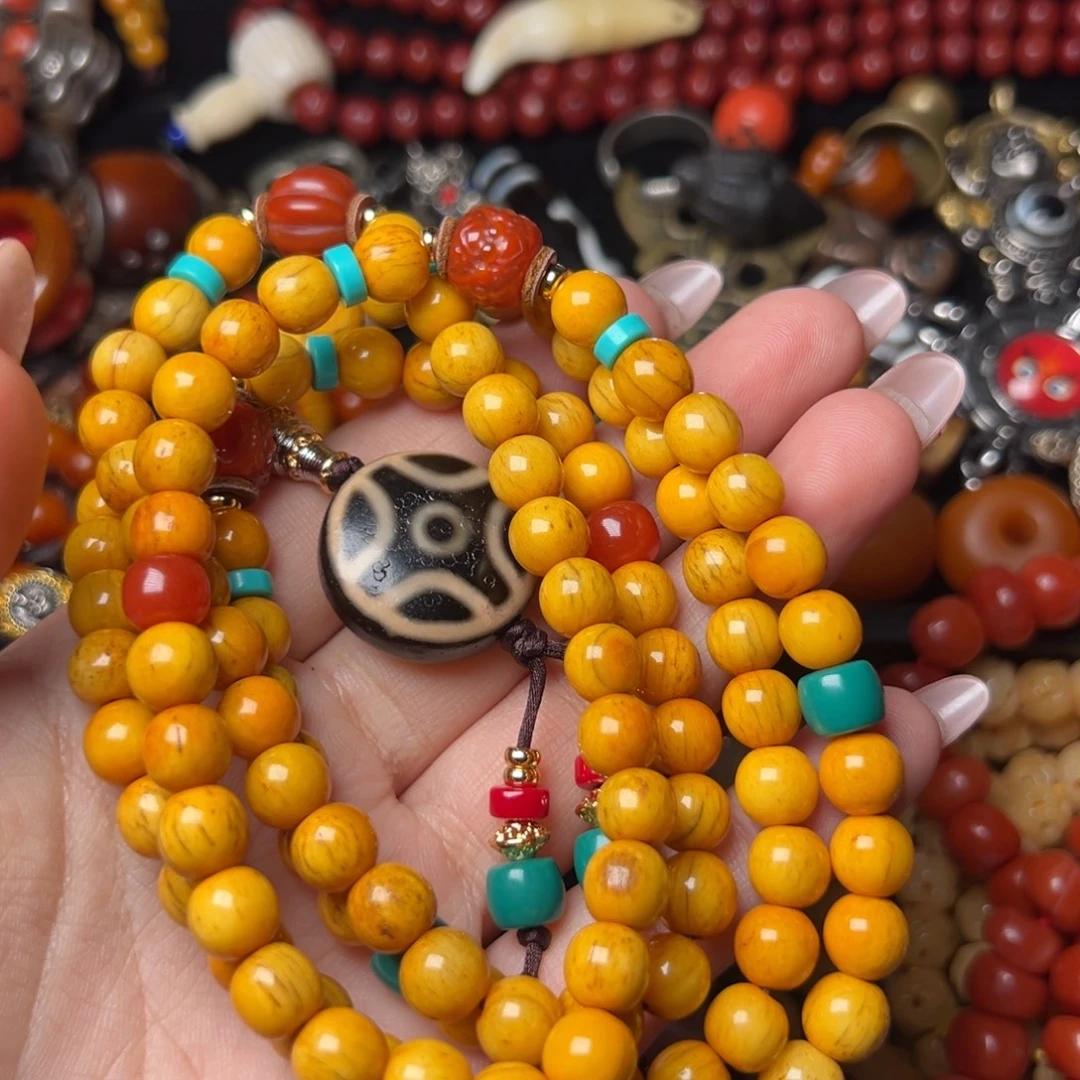 相***啦菩提籽类脖挂 单圈