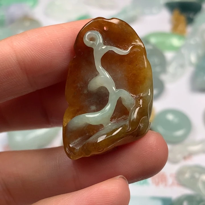 颈饰未镶嵌翡翠翡翠