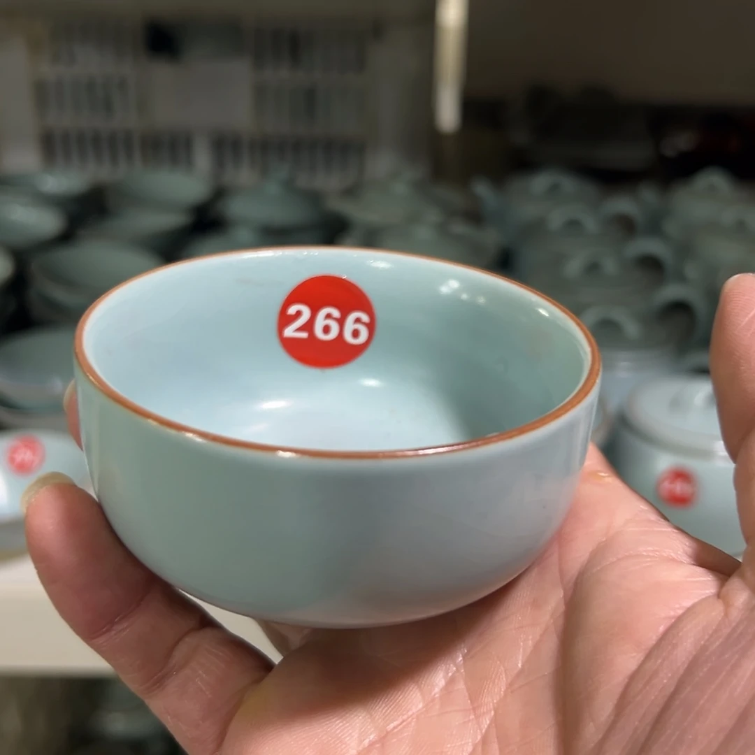 微瑕陶瓷茶壶茶杯家用