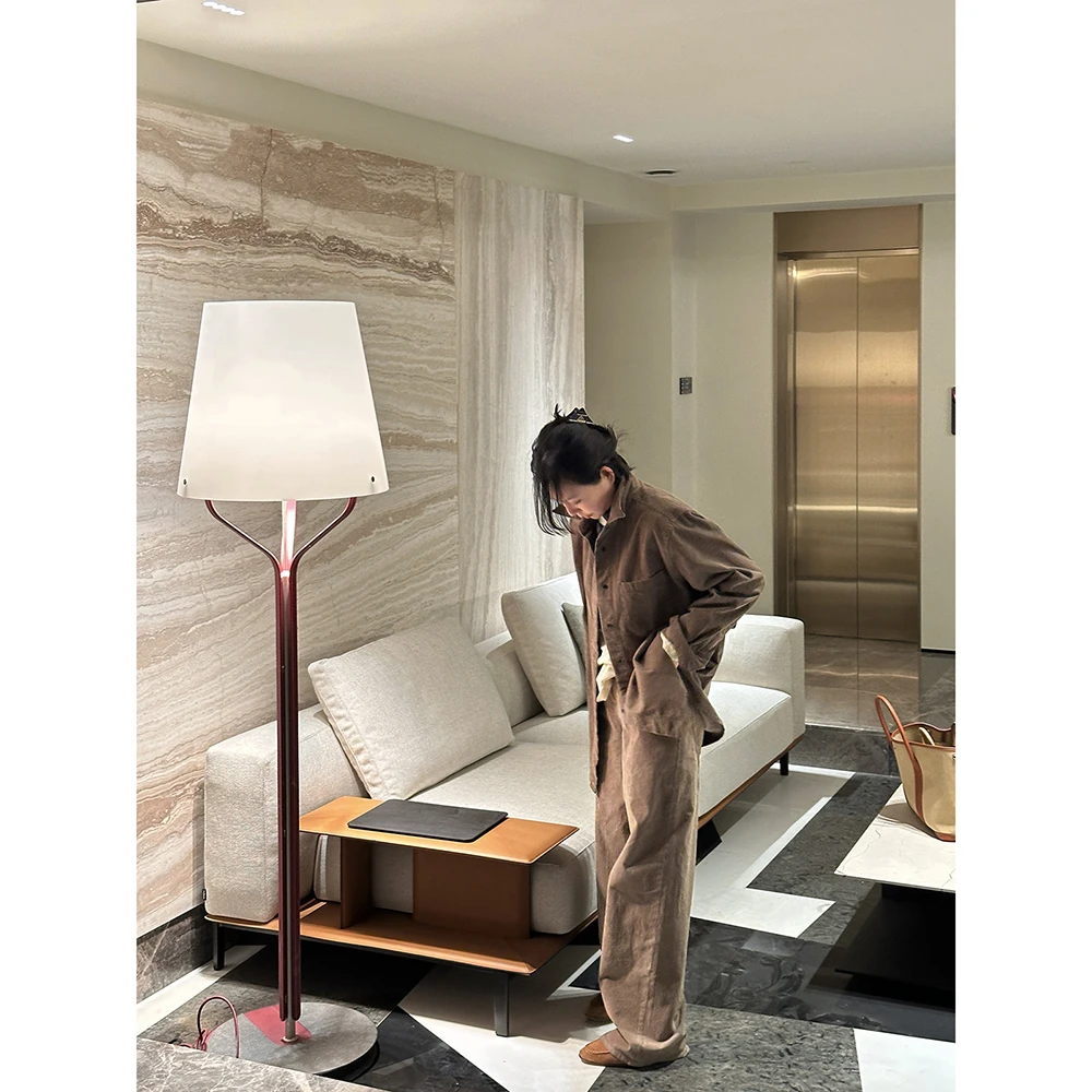 SHIIEELL宽松休闲棉混纺灯芯绒长裤女秋冬季高腰阔腿直筒裤Z4569