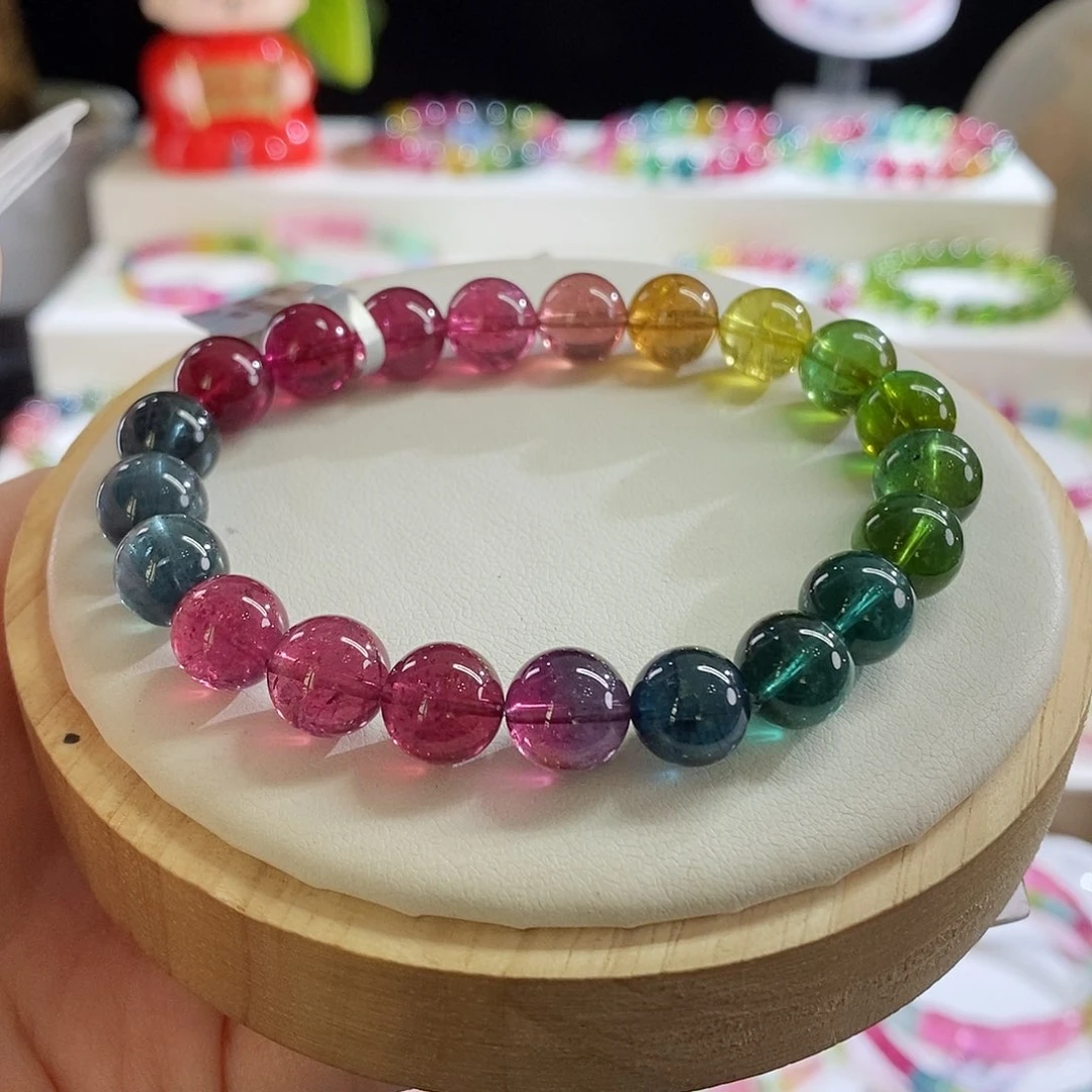 未镶嵌手链碧玺毕业级别色标