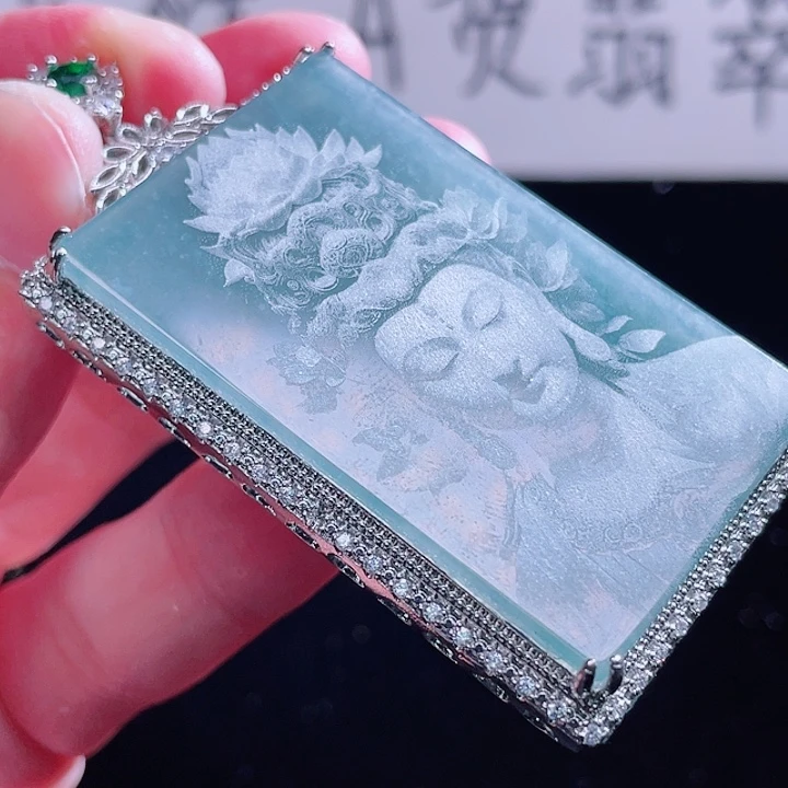 翡翠颈饰未镶嵌999999999