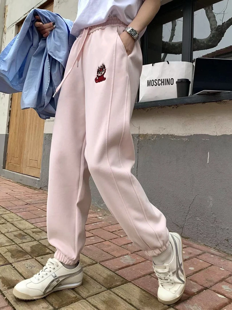 六六松紧口春款韩版休闲新款卫裤8012