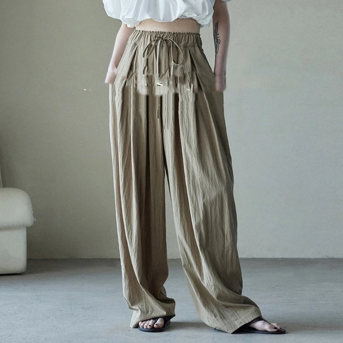 【美琪优选】山本凉凉裤 女士薄款长裤 女长裤