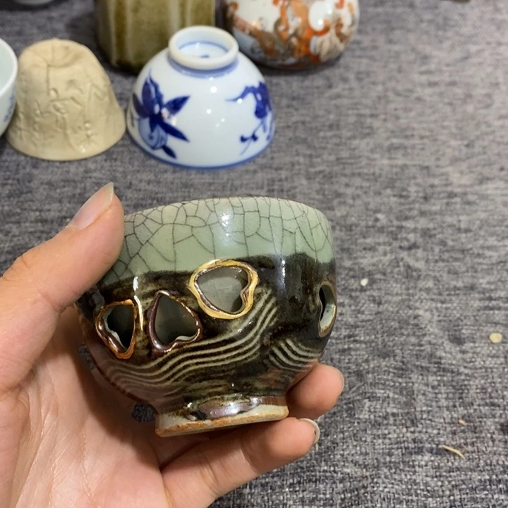紫砂茶杯非常漂亮好看的碗