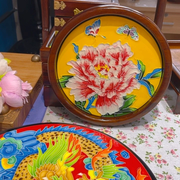 一体款瓷板画艺术作品