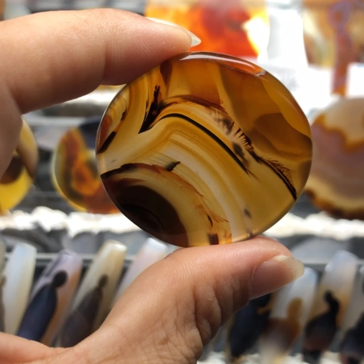 合金玛瑙/玉髓珠宝奇石032有瑕