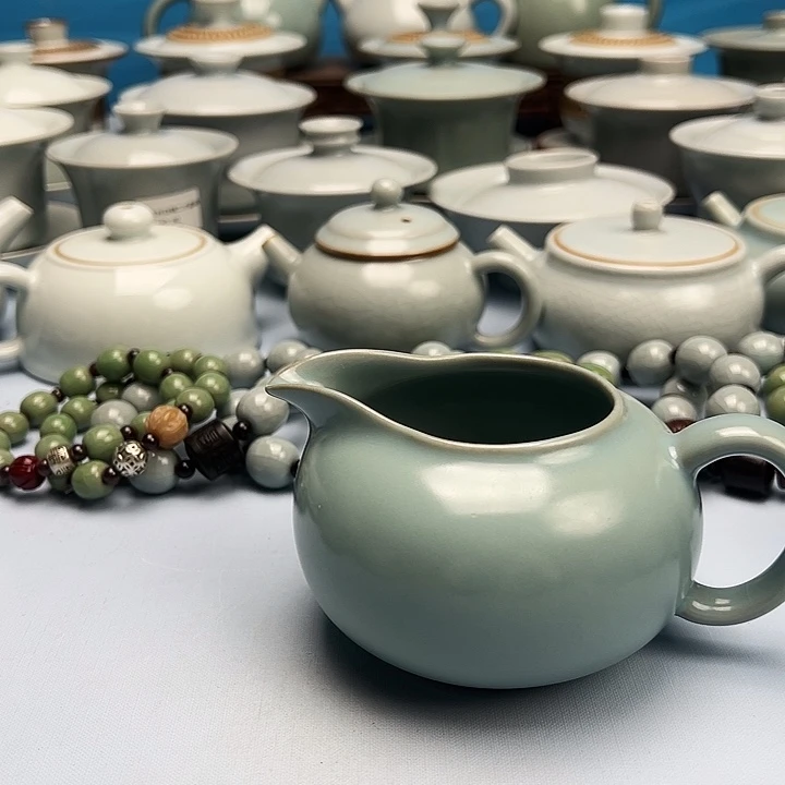 杯微微暇仿古釉公道杯原矿原釉原产地