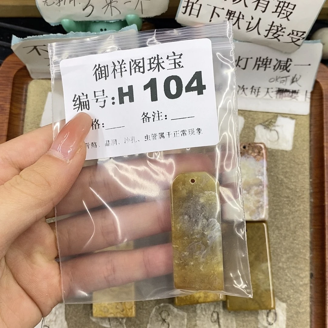 硅化珊瑚（珊瑚玉）未镶嵌颈饰靖*月