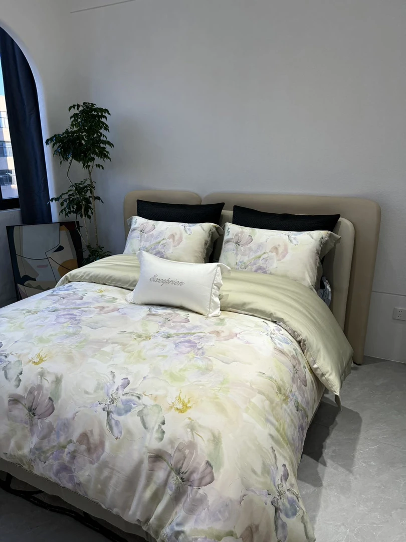 【春晨】高端轻奢春夏四件套-天丝棉  印花凉感丝滑亲肤