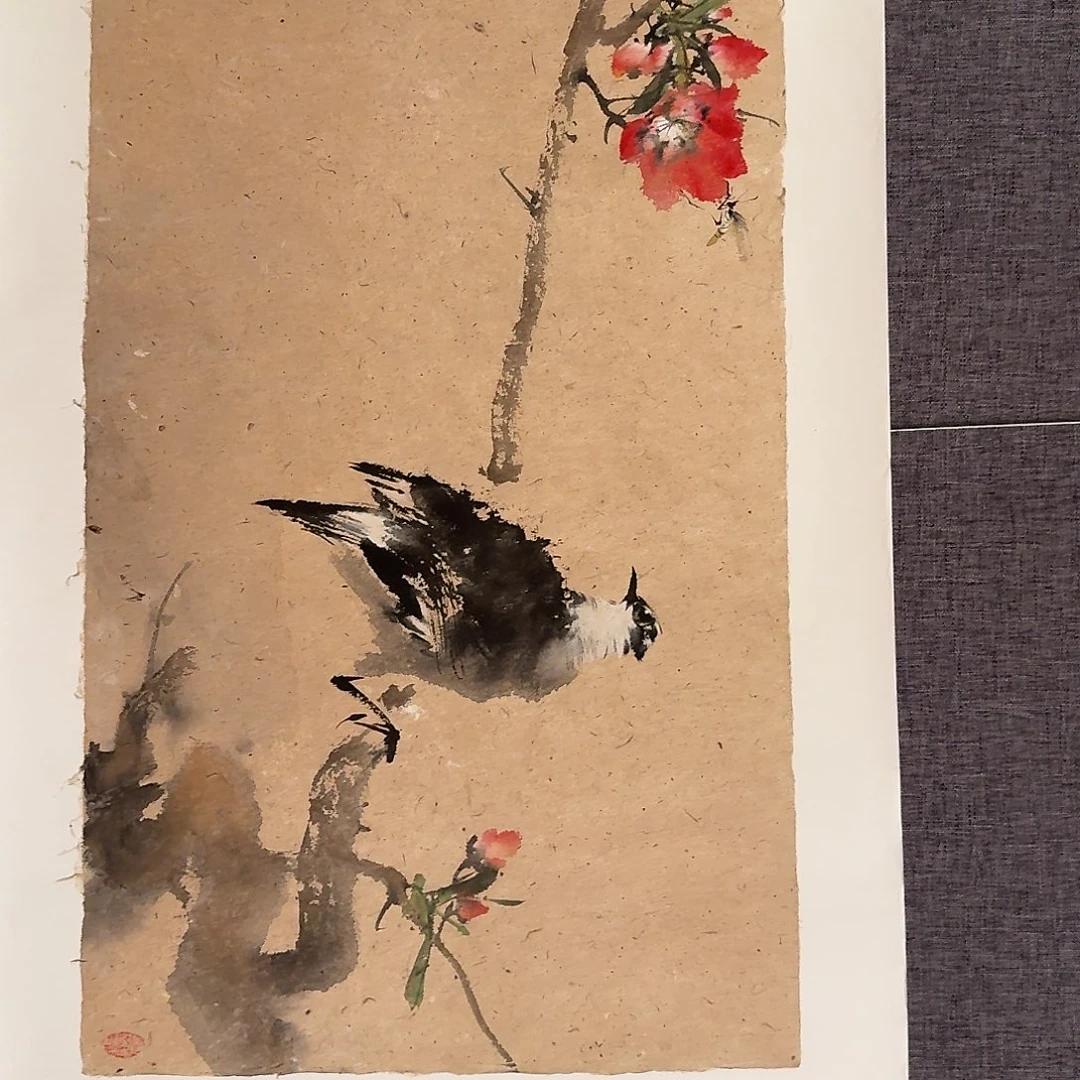 国画溥老师作品画作