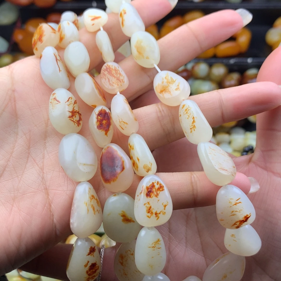 移***9和田玉未镶嵌手链