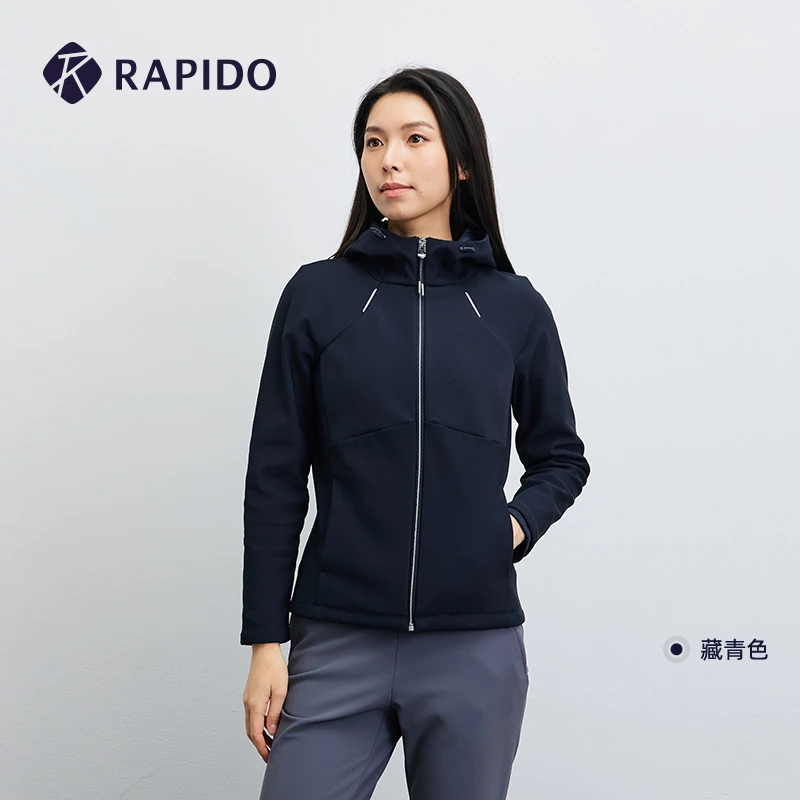 RAPIDO雳霹道2025年秋冬女士简约休闲时尚加绒夹克外套CP5976G06