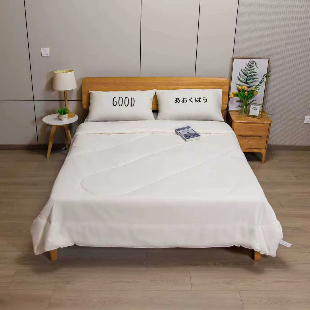 纯棉棉花绗缝可机洗被子内胆