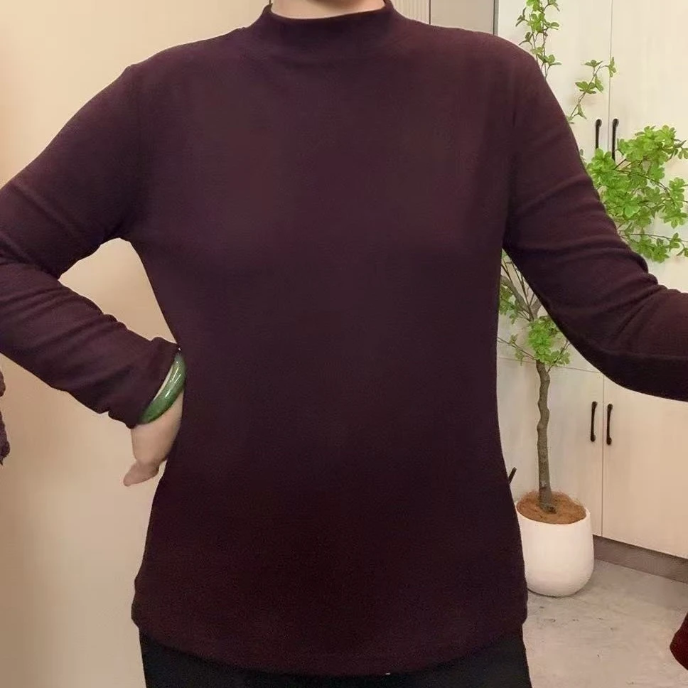 619双面澳绒打底衫