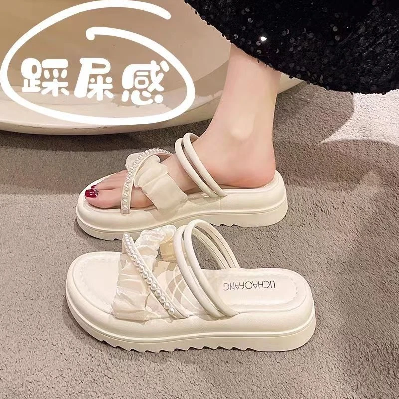 夏季拖鞋女踩屎感居家用简约浴室洗澡防滑轻便室内凉拖鞋情侣凉鞋