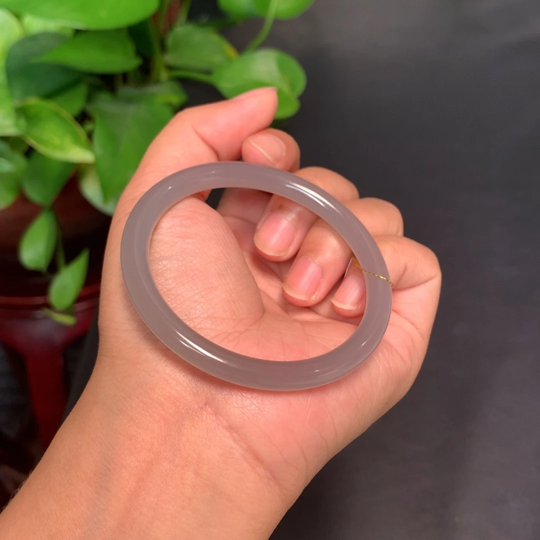 和田玉手镯未镶嵌54