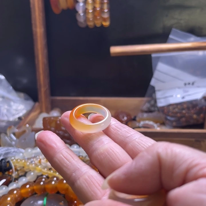 玛瑙/玉髓颈饰合金期*4