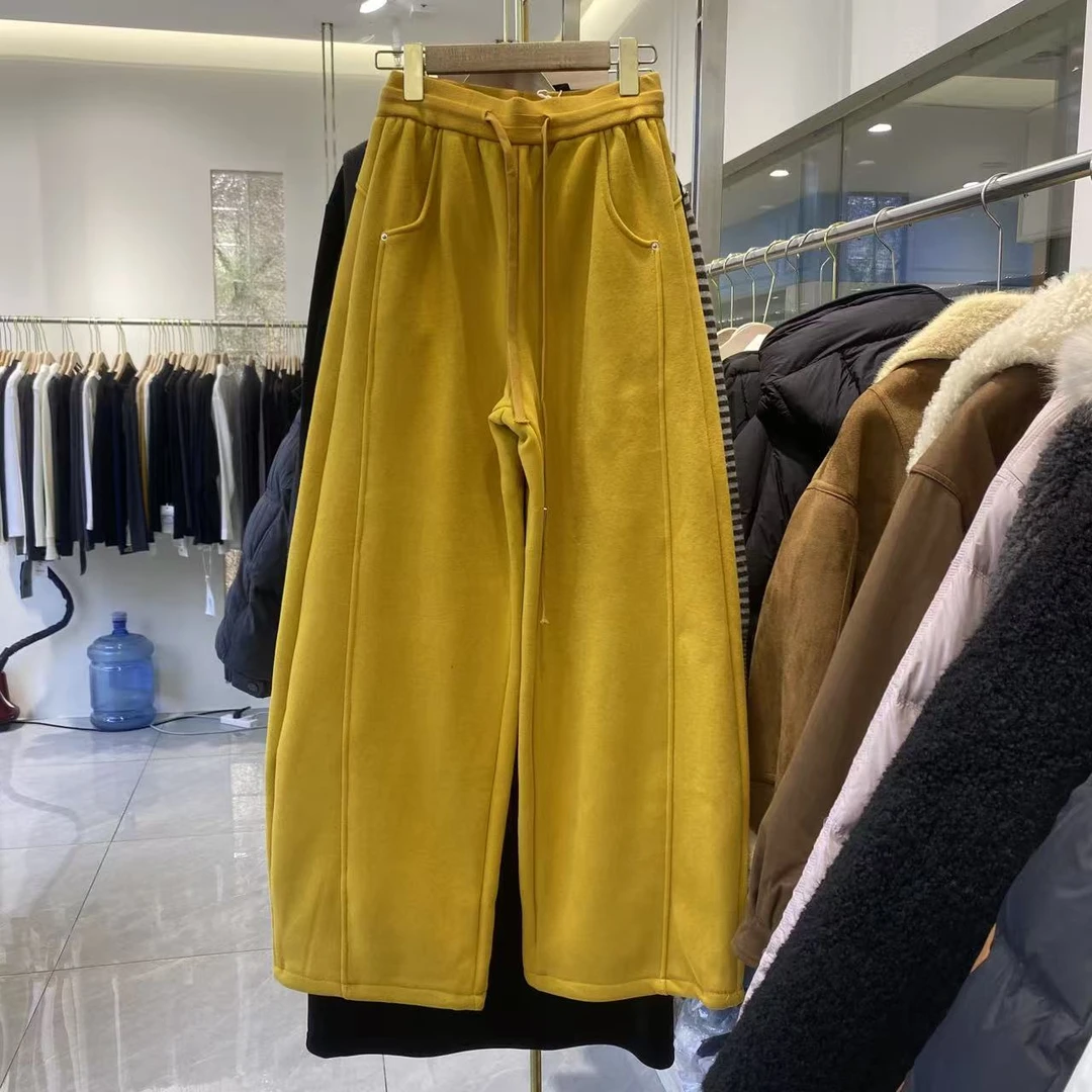 9007冬季新款加厚加绒休闲裤（裤长104厘米左右）