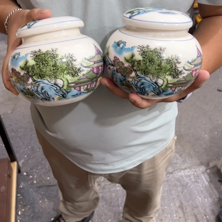 瑕疵福利品陶瓷茶叶罐
