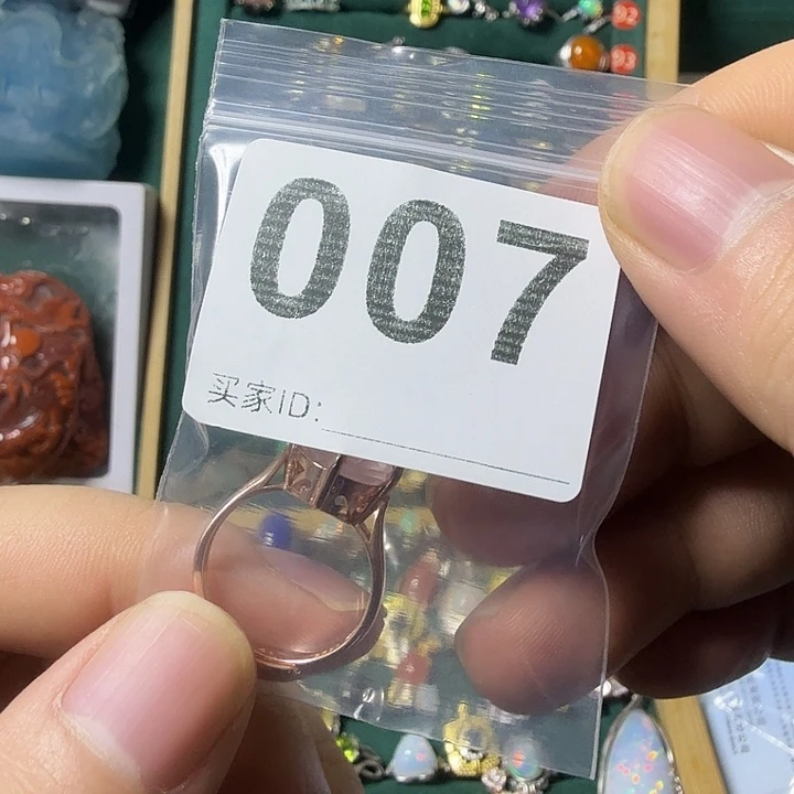 4***9银S925镶嵌水晶戒指