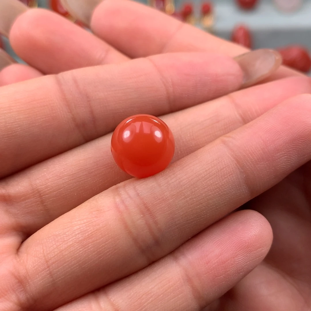 南红玛瑙珠子未镶嵌