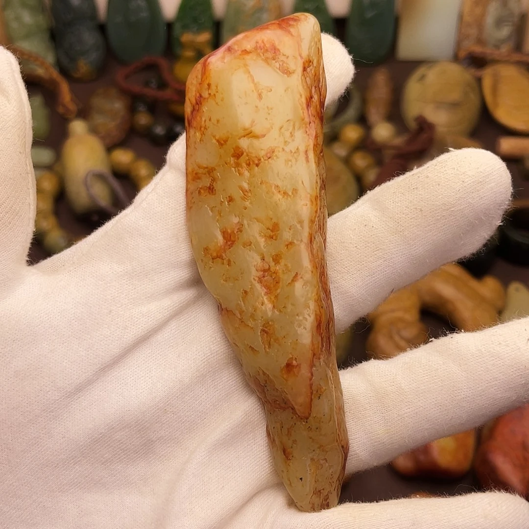 岫岩河磨玉（透闪石质玉）未镶嵌颈饰
