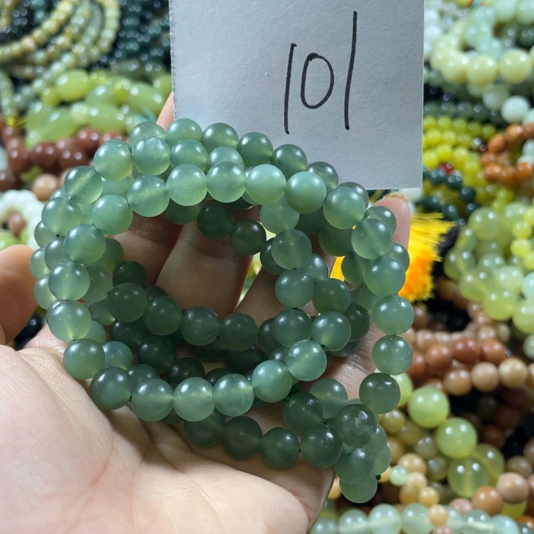 蛇纹石玉未镶嵌手链