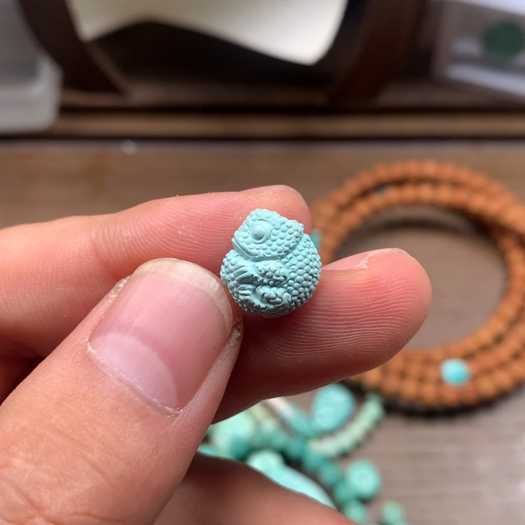 绿松石未镶嵌雕刻