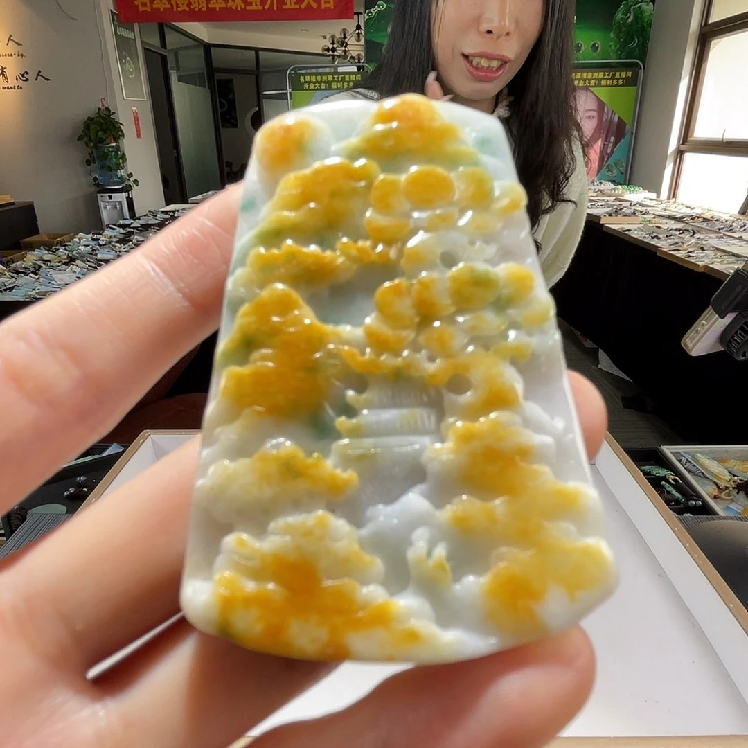 颈饰未镶嵌翡翠翡翠