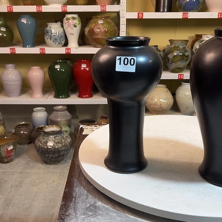 萍***逢花瓶白泥高31口9。100