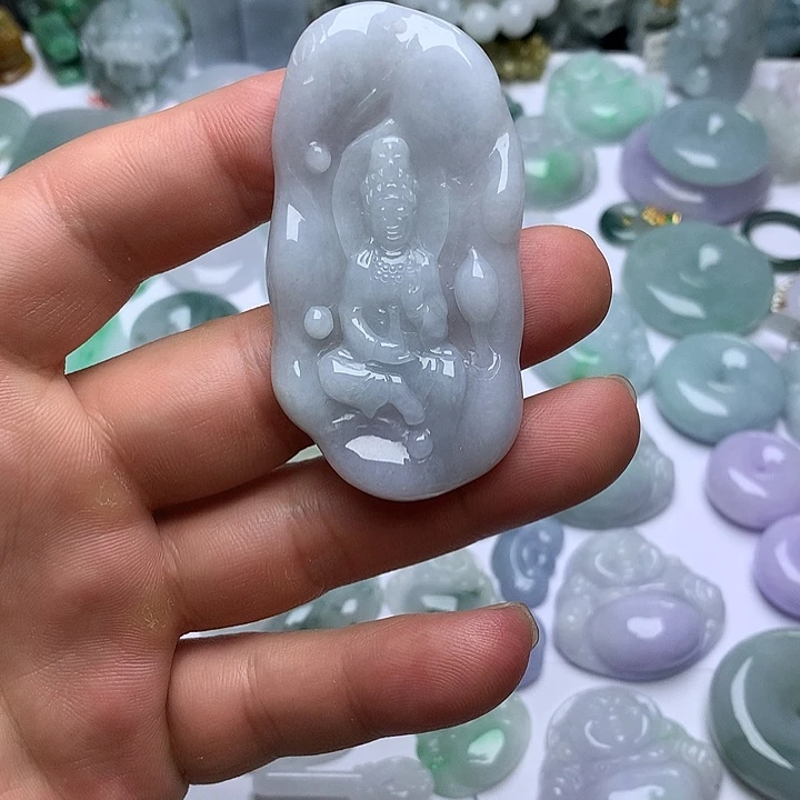 翡翠未镶嵌颈饰天然翡翠