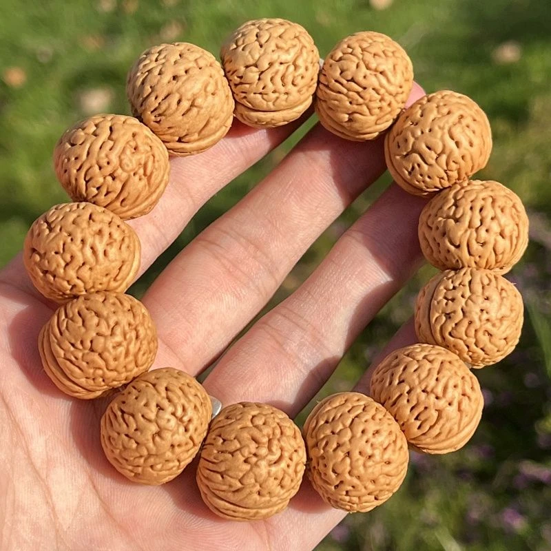 天然野生核桃手串
