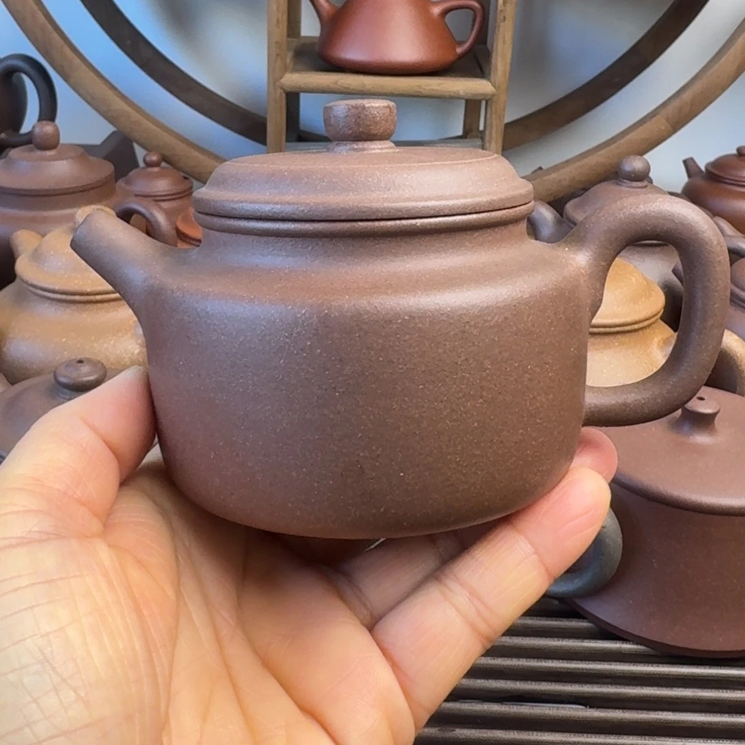 紫砂茶壶220cc德钟嫩底槽清
