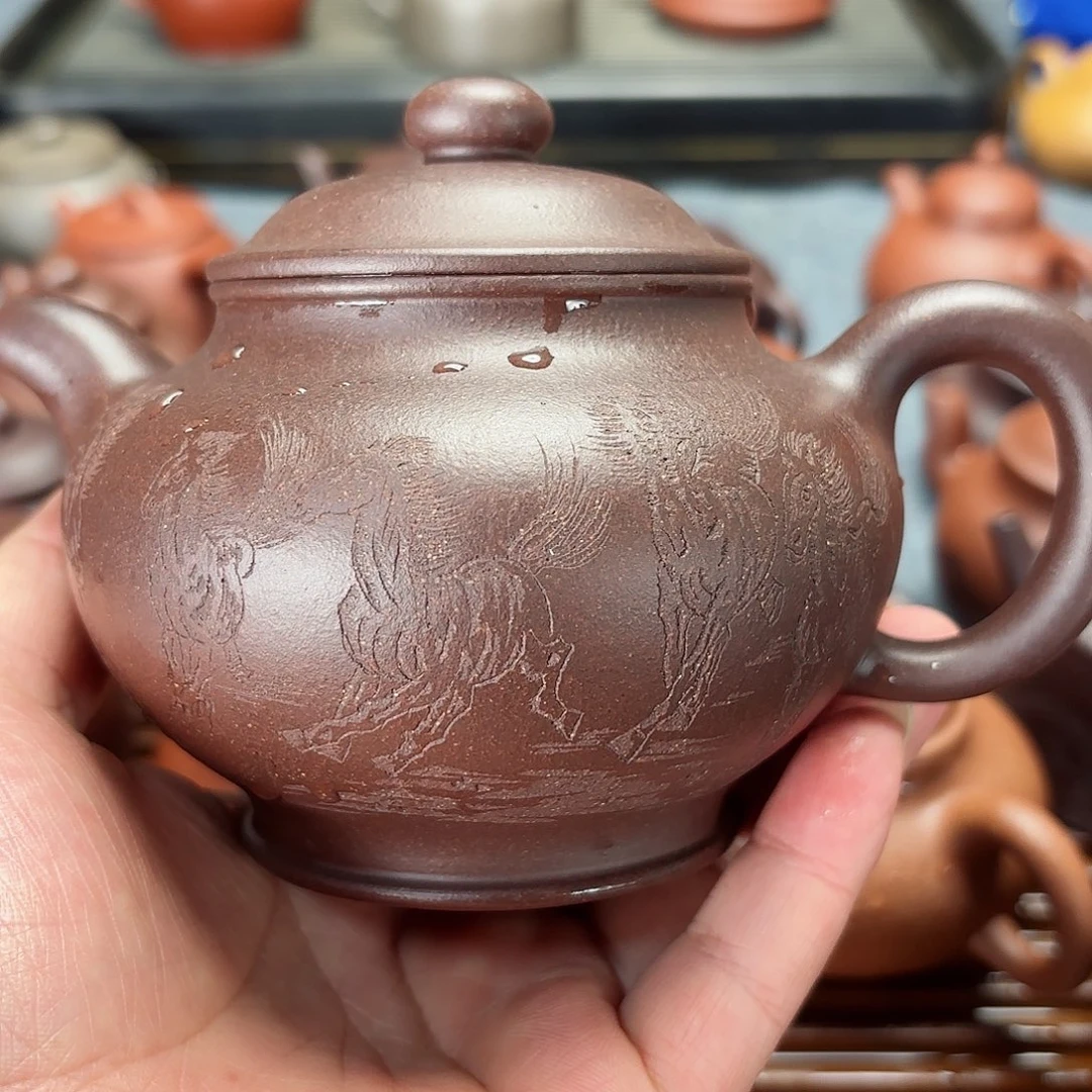 紫砂茶壶全手工掇只