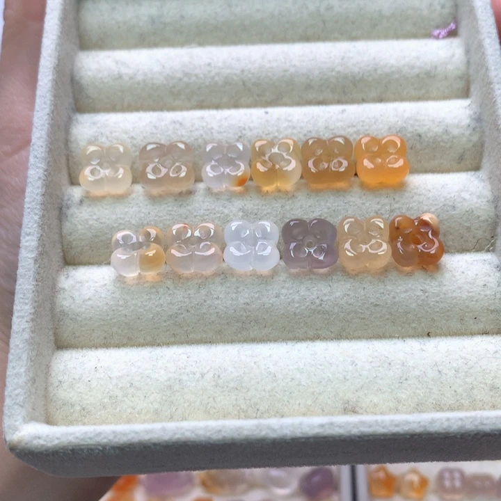 玛瑙/玉髓未镶嵌玛瑙桂花